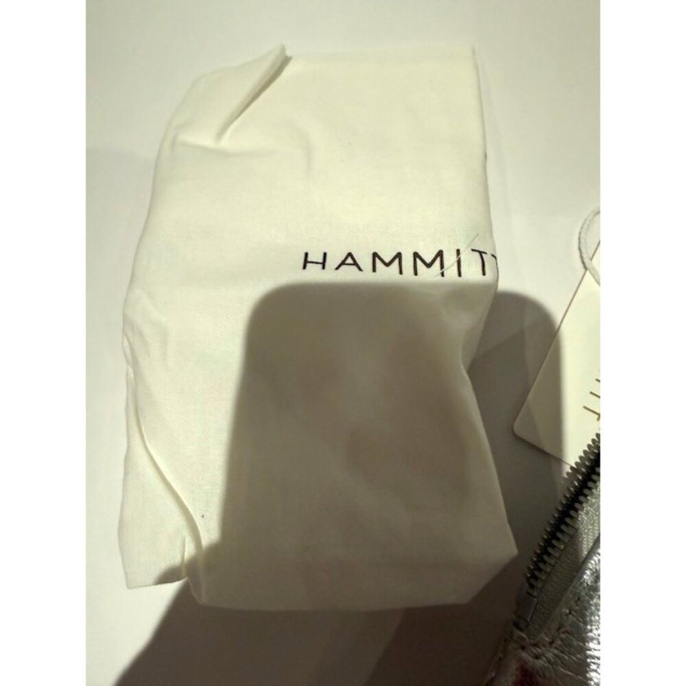 Hammitt Leather VIP Mobile Phone Crossbody Silver NWT $275 - Picture 6 of 7